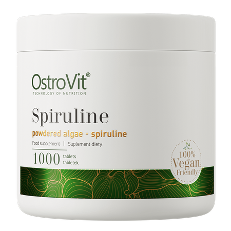 OstroVit Spirulina VEGE 1000 tabletter